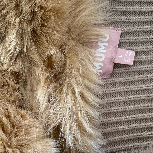 Show Me Your Mumu long maxi length faux fur collared cardigan - Picture 5 of 6